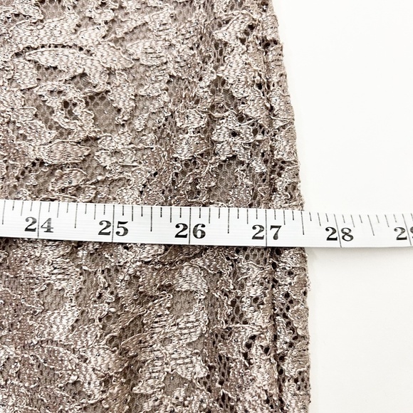 Alex Evenings Dress And Jacket Set Womens 24W Antique Nickel Lace 2-Piece Set - Picture 9 of 16